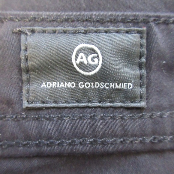 AG Adriano Goldschmied The Everett Slim Straight Jeans Men 33x32 (29) Black 518 - Picture 3 of 13